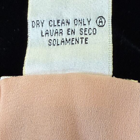 Vintage 90s Y2k Velvet Burnout Beaded Straps Cami Top Whimsigoth Romantic Goth M - Picture 5 of 6